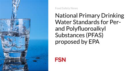 bottle water testing requirements pfoa pfos|pfas drinking water requirements.